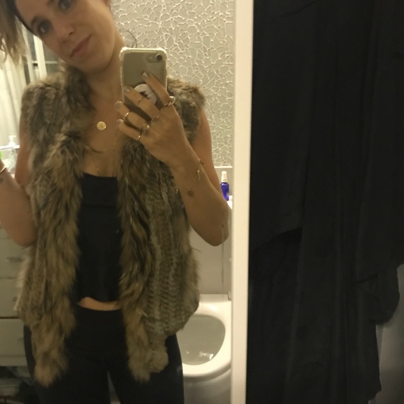 Pookie and Sebastian authentic rabbit fur vest - Picture 5 of 5